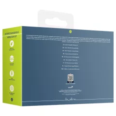   Loveline - sada vibrátora s vymeniteľnými hlavicami (modro-sivá)
