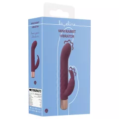 Loveline - mini vibrátor s uškami zajačika (červený)