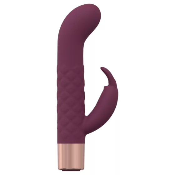 Loveline - mini vibrátor s uškami zajačika (červený)