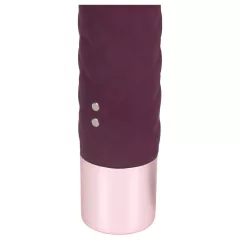 Loveline - mini vibrátor s uškami zajačika (červený)