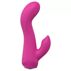   Loveline - zakrivený mini vibrátor s motívom zajačika (ružový)