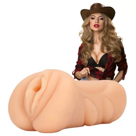 S-Line Cowgirl - realistická umelá vagína (telovej farby)