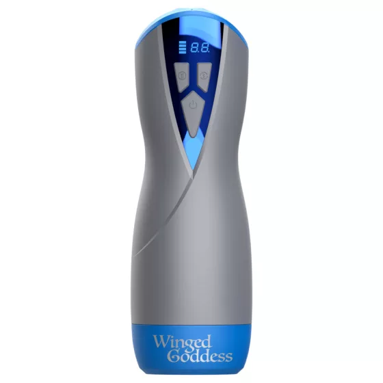 Masturs Eloa - masturbátor s vákovým a vibračným režimom - sivý