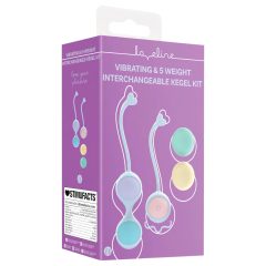   Loveline - vibračné guličky - sada - nastaviteľné - modré