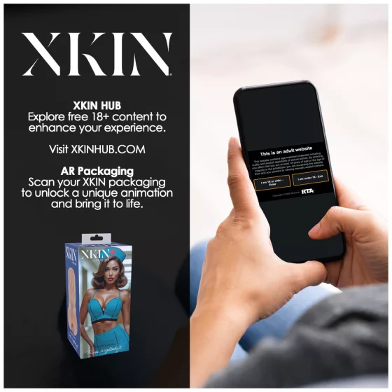 XKIN Naughty Nurse Trixie - realistická umelá vagína masturbátor (prírodná farba)