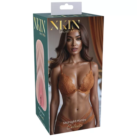 XKIN Honey Celeste - realistická umelá vagína masturbátor (prírodná)