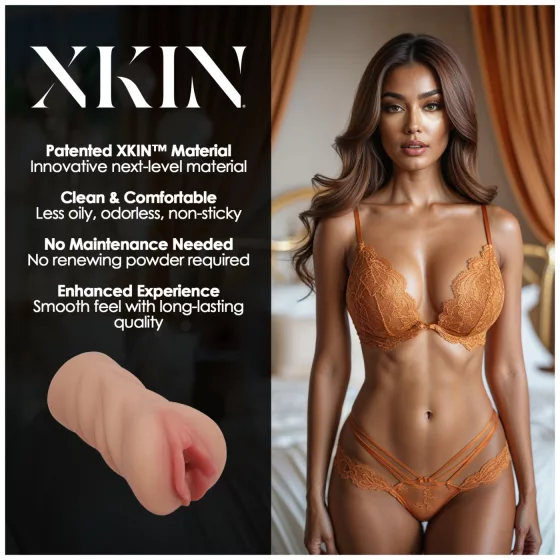 XKIN Honey Celeste - realistická umelá vagína masturbátor (prírodná)