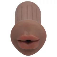   XKIN - umelá ústa masturbátor - S (tmavá prirodzená farba)