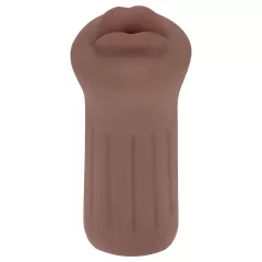   XKIN - umelá ústa masturbátor - S (tmavá prirodzená farba)