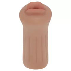   XKIN - umelá ústa masturbátor - S (tmavá naturálna farba)