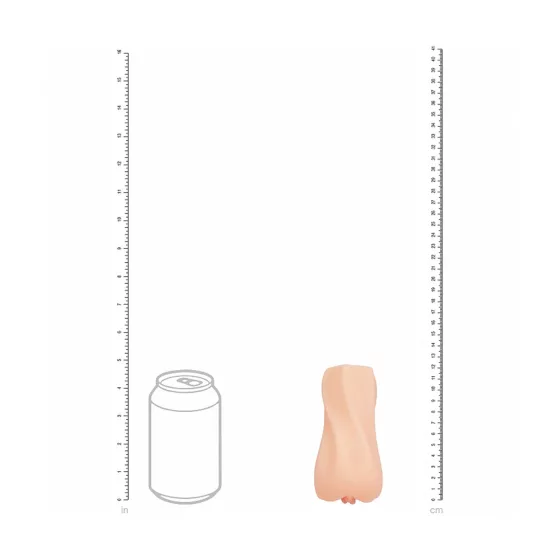 XKIN Cutie Darla - realistická umelá vagína masturbátor (prírodná farba)