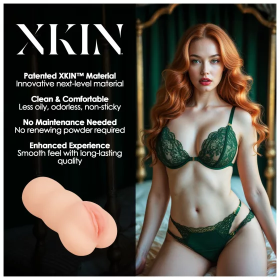 XKIN Temtress Nicolette - realistická umelá vagína masturbátor (naturálna)