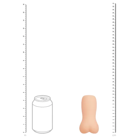 XKIN - realistický umelý zadok masturbátor - M (prírodný)