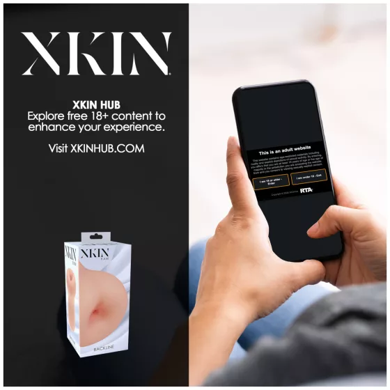 XKIN - realistický umelý zadok masturbátor - M (prírodný)