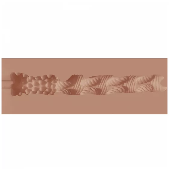 XKIN - realistický umelý zadok masturbátor - M (tmavý naturál)