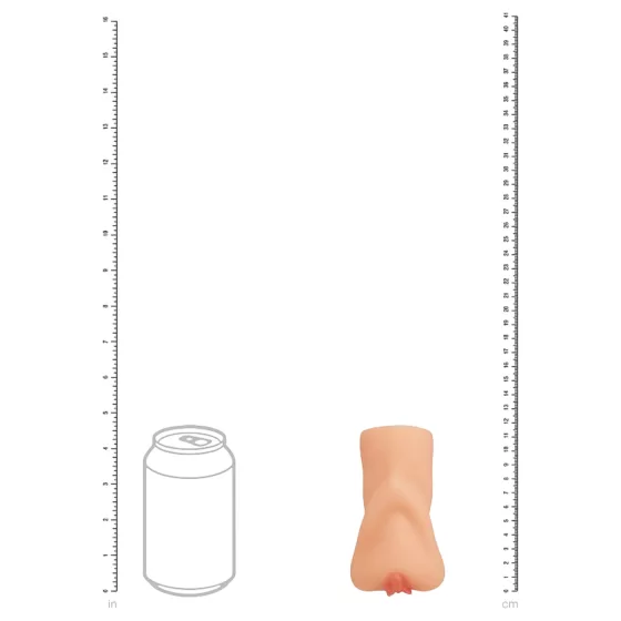 XKIN - realistická umelá vagína masturbátor - M (naturálna)