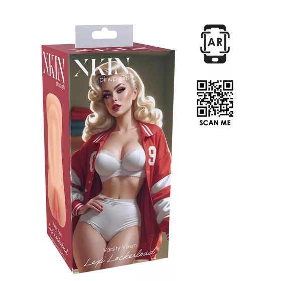 XKIN Lexi Lockerload - realistická umelá vagína masturbátor (prírodná)
