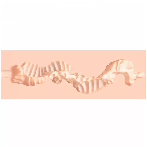 XKIN - realistická umelá vagína masturbátor - L (prírodná farba)