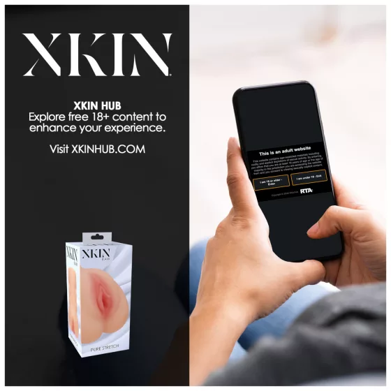 XKIN - realistická umelá vagína masturbátor - L (prírodná farba)