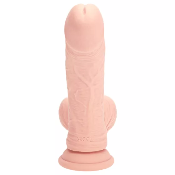 RealRock - realistický vibrátor s dvojitou hustotou (telovej farby) - 15 cm