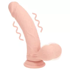   RealRock - realistický vibrátor s dvojitou hustotou (telovej farby) - 20 cm