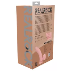   RealRock - realistický vibrátor s dvojitou hustotou (telovej farby) - 20 cm