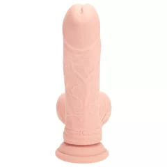   RealRock - realistický vibrátor s dvojitou hustotou (telovej farby) - 20 cm