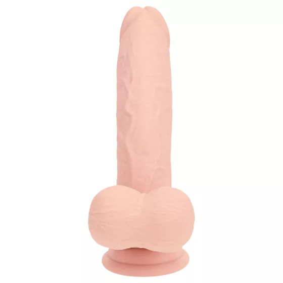 RealRock - realistický vibrátor s dvojitou hustotou (telovej farby) - 20 cm