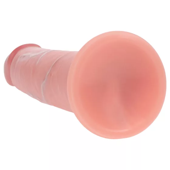 RealRock - realistický dvojitej hustoty dildo (telovej farby) - 15,5 cm