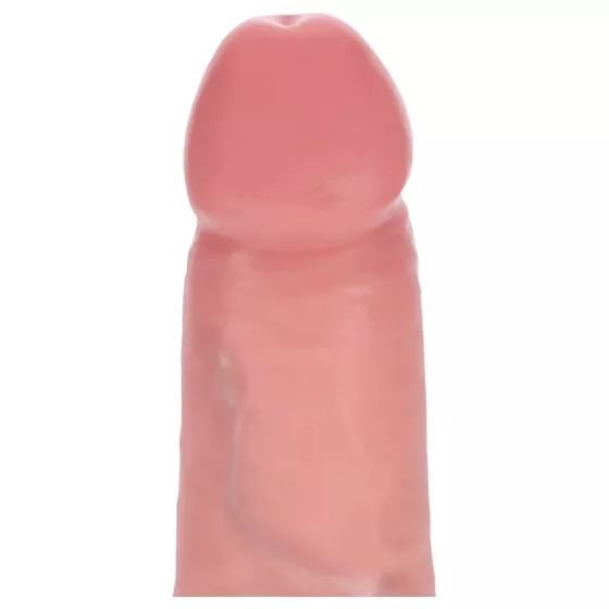 RealRock - realistický dvojitej hustoty dildo (telovej farby) - 15,5 cm