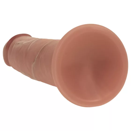 RealRock - realistický dvojvrstvový dildo (opálený) - 15,5 cm