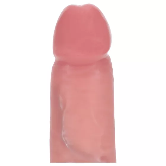RealRock - realistický dvojitej hustoty dildo (telovej farby) - 18,5 cm
