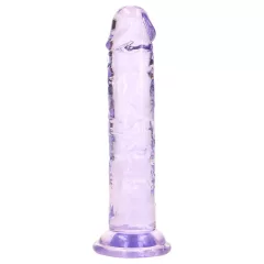   RealRock - realistický dildo s prísavkou (fialový) - 12,7 cm