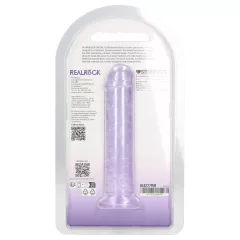   RealRock - realistický dildo s prísavkou (fialový) - 12,7 cm