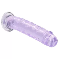   RealRock - realistický dildo s prísavkou (fialový) - 12,7 cm