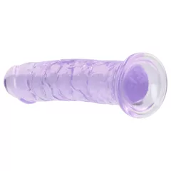   RealRock - realistický dildo s prísavkou (fialový) - 12,7 cm