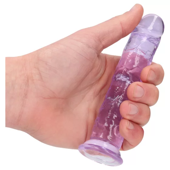RealRock - realistický dildo s prísavkou (fialový) - 12,7 cm