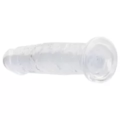   RealRock - realistický dildo s prísavkou (priehľadný) - 12,7 cm