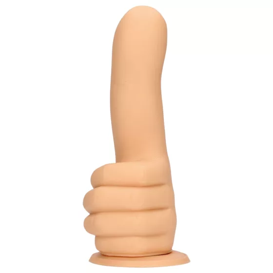 S-Line - dildo v tvare palca - realistický vzhľad - naturálna farba