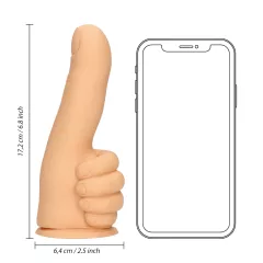 S-Line - palcový dildo (prírodný)
