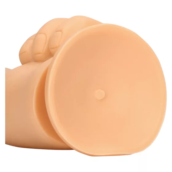 S-Line - dildo v tvare palca - realistický vzhľad - naturálna farba