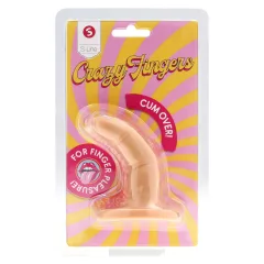 S-Line - dvojprstový dildo (prírodná farba)