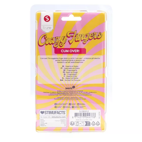 S-Line - dvojprstový dildo - realistický - telová farba