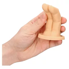 S-Line - dvojprstový dildo (prírodná farba)