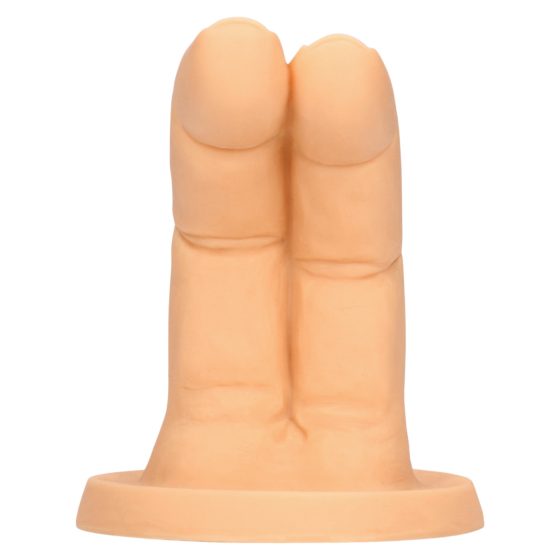 S-Line - dvojprstový dildo (naturálny)