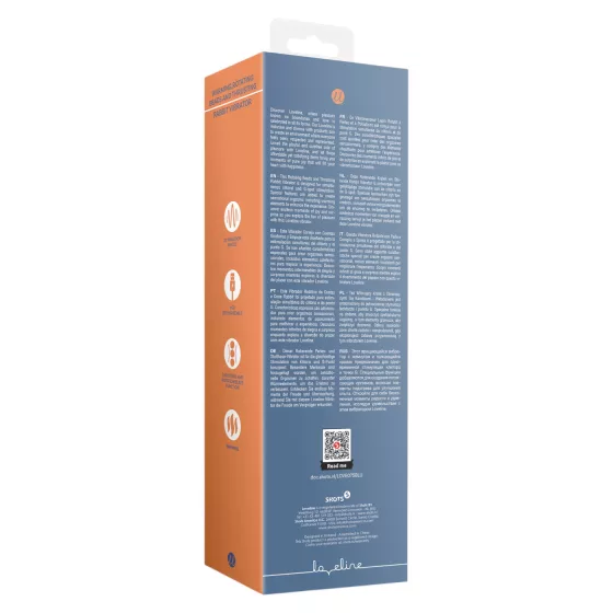 Loveline - výkonný vibrátor s ohrevom - modrý