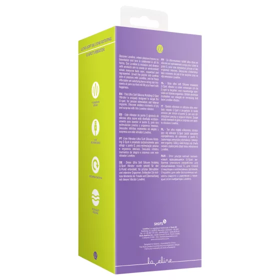 Loveline - rotačný vibrátor na batérie - ružový