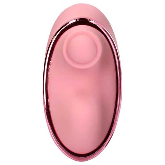 Loveline pulzujúce srdce - nabíjateľný klitoriálny vibrátor (ružový)