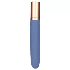   Loveline Travel - vibrátor na batériu s lubrikačnou nádržkou - modrý