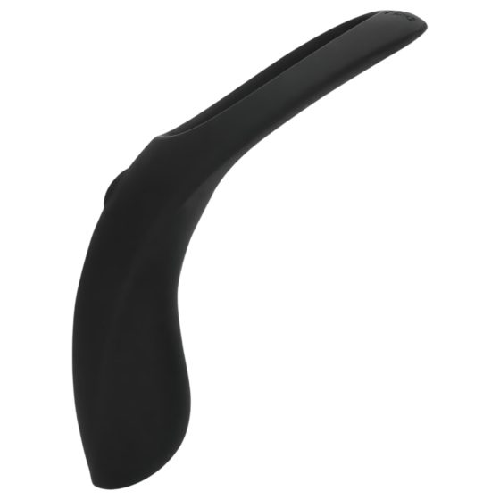 Loveline - nabíjací, vibračný krúžok na penis a semenníky (čierny)